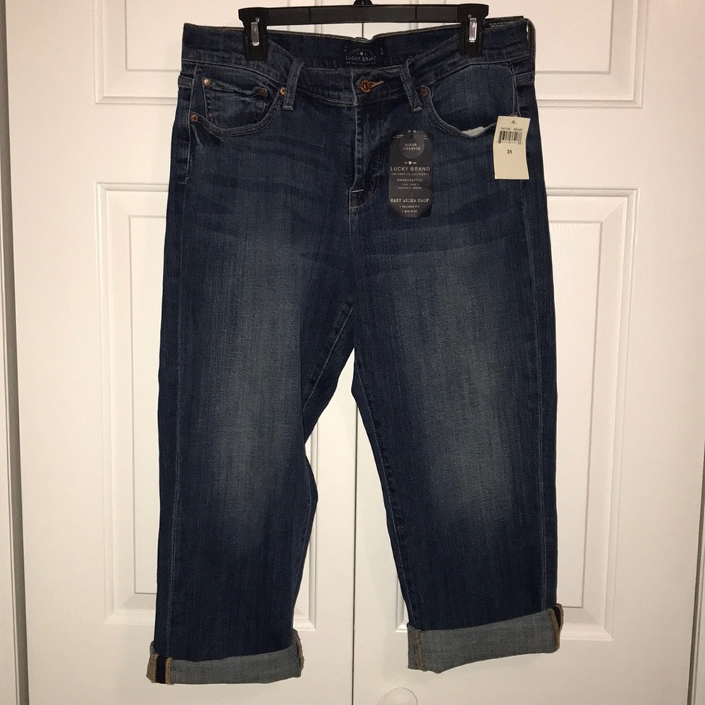 NWT Lucky brand cropped jeans